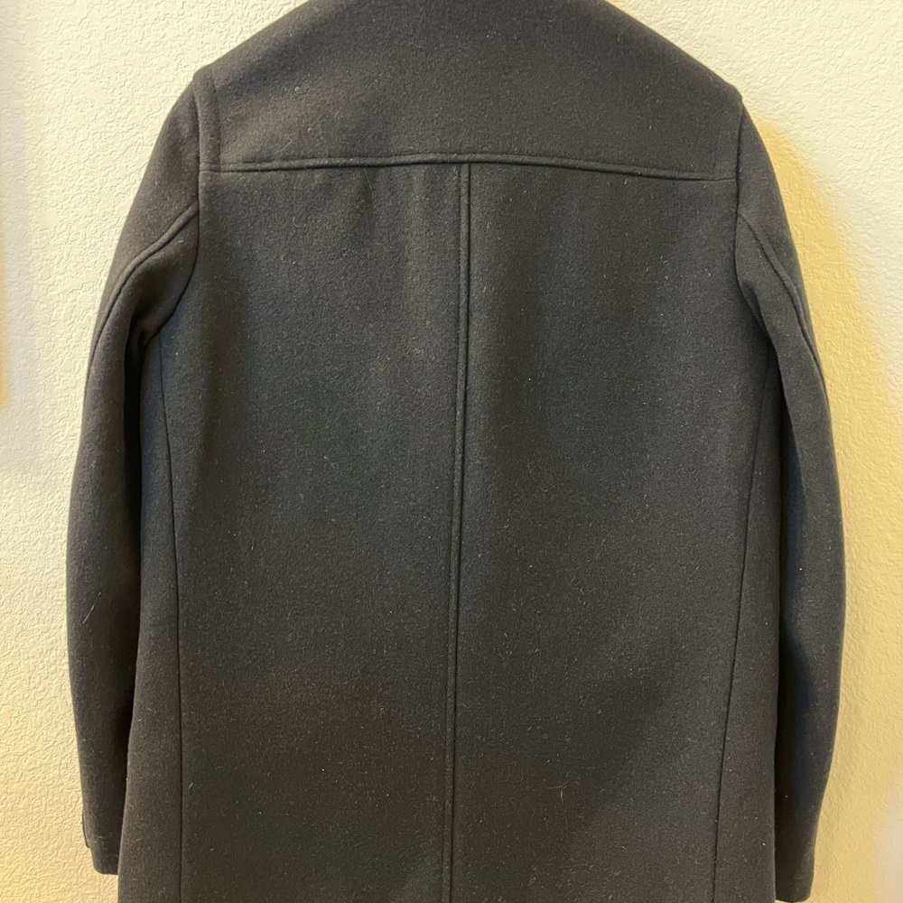 J. Crew Black University Jacket Pea Coat - Vintage - Men’s - Picture 3 of 16